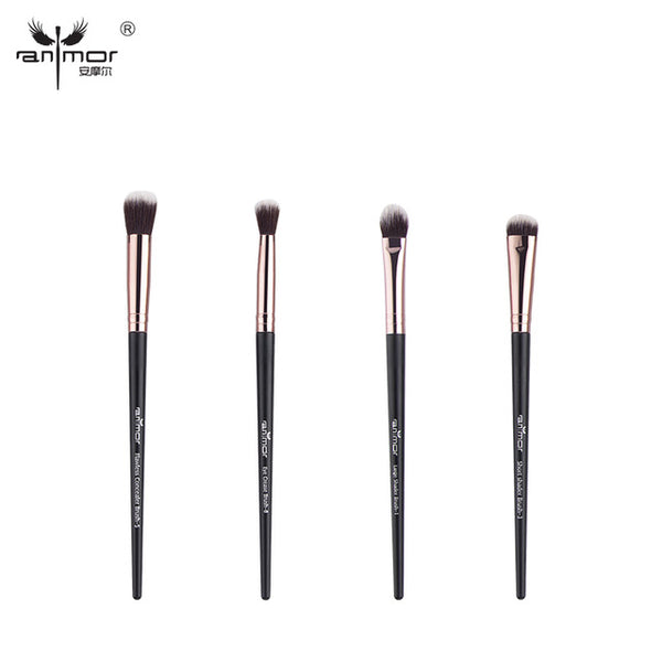 Juego de brochas de maquillaje Anmor, 3-12 unids/lote, brochas de maquillaje de cejas, pincel profesional para sombra de ojos