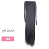 AISI BEAUTY Silky Straight Synthetic Clip in Drawstring Ponytail Hairpieces for Women Hair Extension High Temperature Fiber