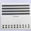 YZWLE 32 Styels Beauty DIY Black Lace Flower Sticker Nail Art Decals for Women Tips Water Transfer Accessory