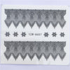 YZWLE 32 Styels Beauty DIY Black Lace Flower Sticker Nail Art Decals for Women Tips Water Transfer Accessory