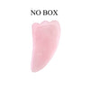 Portable Rose Quartz Facial Massage Crystal Stone Face Lift Jade Massager Roller Set Skin Care Wrinkle Removal Tool for Women