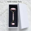 Portable Rose Quartz Facial Massage Crystal Stone Face Lift Jade Massager Roller Set Skin Care Wrinkle Removal Tool for Women