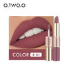 O.TWO.O 12 Colors Lips Makeup Lipstick  Lip Gloss Long Lasting Moisture Cosmetic Lipstick Red Lip Matte Lipstick Waterproof