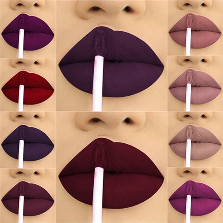 HOJO brand Brilliant Star Sky Ruby Lipstick with Mirror Waterproof and moisturizing matte face lip makeup