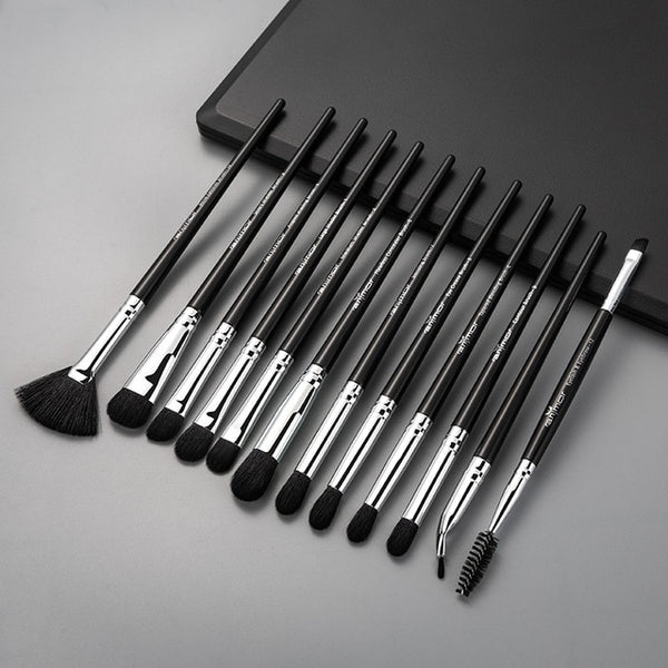 Juego de brochas de maquillaje Anmor, 3-12 unids/lote, brochas de maquillaje de cejas, pincel profesional para sombra de ojos