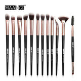 MAANGE Pro  3/5/12 pcs/lot  Makeup Brushes Set Eye Shadow Blending Eyeliner Eyelash Eyebrow Brushes For Makeup New