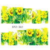 1 Sheet Water Transfer Women Full Cover Sticker Nail Art Decals Nail Art Beauty Purple Rose Decorations Polish Tips TRSTZ369-352