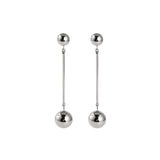 Personalized Punk  Fashion Round Ball Long Chain Dangle Jewelry Trendy Earrings For Women Beauty Decoration Statement Jewelry