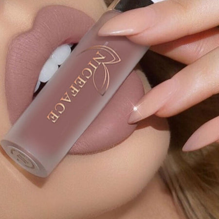 HOJO brand Brilliant Star Sky Ruby Lipstick with Mirror Waterproof and moisturizing matte face lip makeup