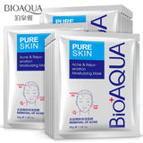 BIOAQUA Skin Care Women Remove Acne Moisturizing Face Masks Oil Control Natural Essence Whitening Mask