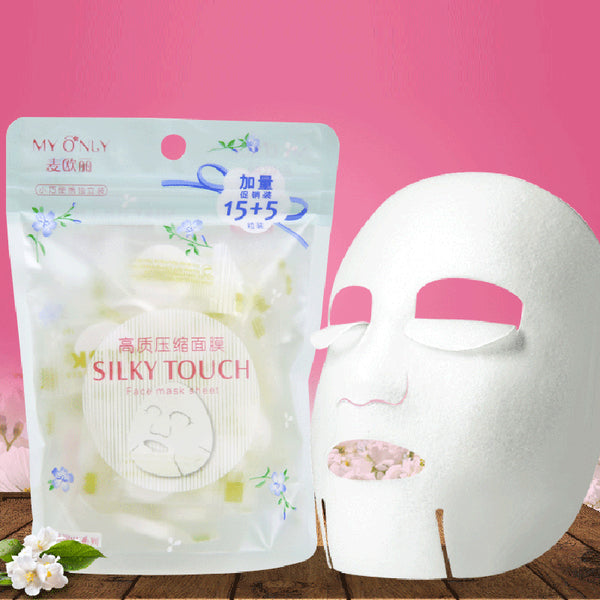 20pcs/pask Compressed Face Mask Paper DIY Disposable Facial Masks Papers For Women Makeup Skin Care Wrapped Masks Beauty Tool 30