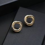Hot Sale ZA Metal Maxi Statement Vintage Clip on Earrings Without Piercing  for Women Fashion Earrings Party Gift Bijoux Jewelry