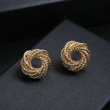 Hot Sale ZA Metal Maxi Statement Vintage Clip on Earrings Without Piercing  for Women Fashion Earrings Party Gift Bijoux Jewelry