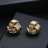Hot Sale ZA Metal Maxi Statement Vintage Clip on Earrings Without Piercing  for Women Fashion Earrings Party Gift Bijoux Jewelry