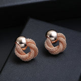 Hot Sale ZA Metal Maxi Statement Vintage Clip on Earrings Without Piercing  for Women Fashion Earrings Party Gift Bijoux Jewelry