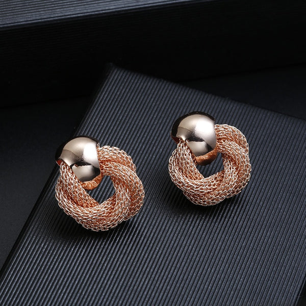 Hot Sale ZA Metal Maxi Statement Vintage Clip on Earrings Without Piercing  for Women Fashion Earrings Party Gift Bijoux Jewelry